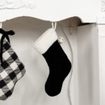 DIY Stoffe Inspiration - X-Mas - Schwarz/Weiß - Nikolausstiefel