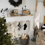 DIY Stoffe Inspiration - X-Mas - Schwarz/Weiß - Nikolausstiefel