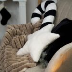 DIY Stoffe Inspiration - X-Mas - Schwarz/Weiß - Zuckerstange - Kissen - Sternkissen