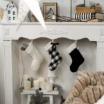 DIY Stoffe Inspiration - X-Mas - Schwarz/Weiß - Nikolausstiefel - Samtband