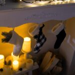 DIY Stoffe Inspiration - X-Mas - Schwarz/Weiß - Nikolausstiefel