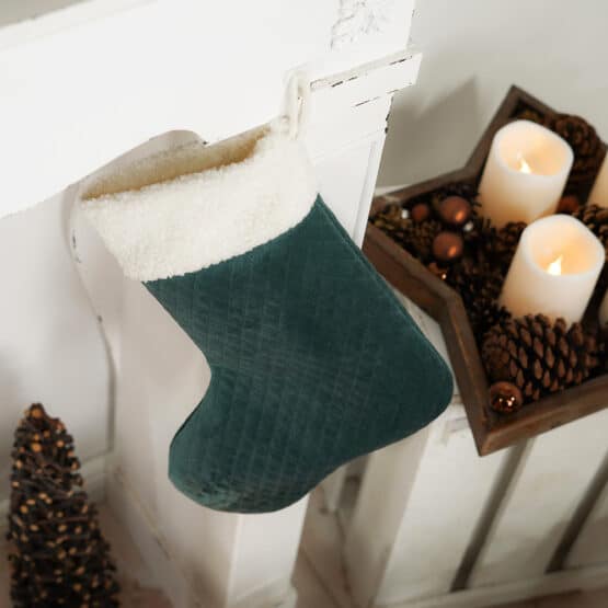 DIY Stoffe Inspiration - X-Mas - Zimt/Tanne - Nikolausstiefel