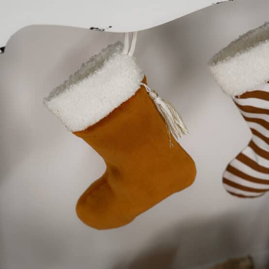 DIY Stoffe Inspiration - X-Mas - Zimt/Tanne - Nikolausstiefel