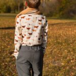 DIY Stoffe Outfit - Schelmy - Levin - Dreieckstuch - Label