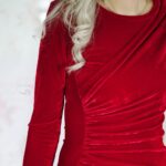 DIY Stoffe - Outfit - Samtkleid