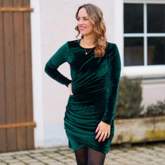 Diy Stoffe Outfit 548k Samtkleid