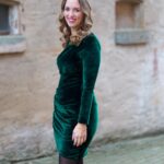 DIY Stoffe - Outfit - Samtkleid