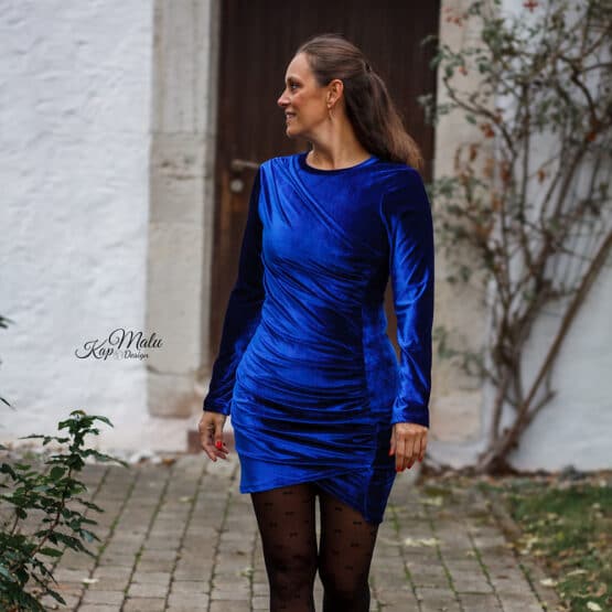 DIY Stoffe - Outfit - Samtkleid