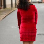 DIY Stoffe - Outfit - Samtkleid