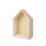 Holzbox Haus - Natur - 24 x 16 x 8 cm
