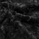 Kunstfell - weiche Qualität - Schwarz