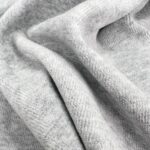 Nicki Velour Jersey - Helles Mittelgrau meliert