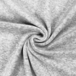 Nicki Velour Jersey - Helles Mittelgrau meliert