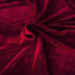 Samt Jersey - Dark Scarlet Red