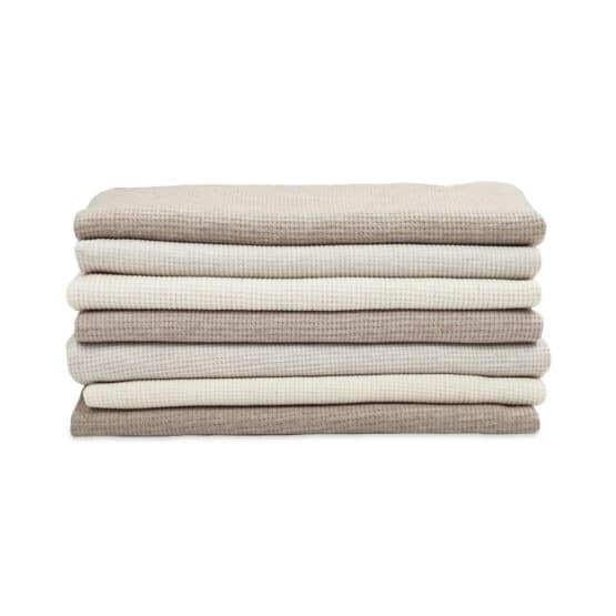 Waffel Jersey Paket Beige Natur 1