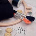 DIY Stoffe Mix - Label - Stickrahmen - Sticktwist - Knopf