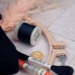 DIY Stoffe Mix - Garn - Knopf