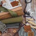 DIY Stoffe Mix - Gurtband - Reißverschluss - Label - Garn - Knopf - Kordel