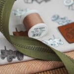 DIY Stoffe Mix - Reißverschluss - Garn