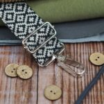 DIY Stoffe Mix - Gurtband - Knopf - Karabiner