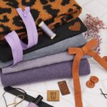 DIY Stoffe Mix - Reißverschluss - Kordel - Knopf - Label - Garn