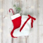 DIY Stoffe Inspiration - X-Mas Samtband - Nikolausstiefel