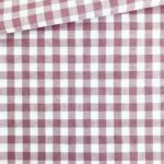 Baumwollstoff – Antique Rose/ Weiß 9 mm kariert