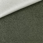 Bouclé Deko Teddyfleece - Khaki-Grün