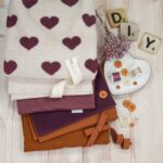 DIY Stoffe Mix - Reißverschluss - Kordel - Knopf - Label - Garn