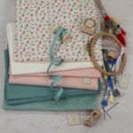 DIY Stoffe Mix - Label - Sticktwist - Stickrahmen - Gummiband - Stempelset