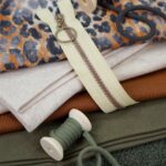 DIY Stoffe Mix - Reißverschluss - Kordel