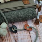 DIY Stoffe Mix - Kordel - Kunstlederpatch