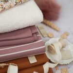 DIY Stoffe Mix - Baumwollband - Label - Knopf
