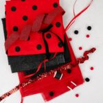 DIY Stoffe Mix- Satinband - Gummiband - Samtband - Garne - Pompons