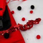 DIY Stoffe Mix - Paillettenband - Pompons