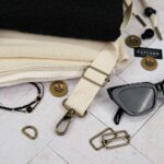 DIY Stoffe Mix - Gurtband - Knopf - Gurtbandzubehör