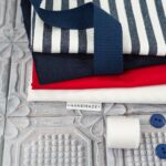 DIY Stoffe Mix - Gurtband - Knopf - Label