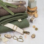 DIY Stoffe Mix - Reißverschluss - Gurtband - Label - Garn - Gurtbandzubehör