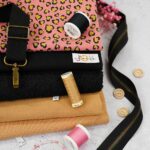 DIY Stoffe Mix - Reißverschluss - Garn - Gurtband - Label - Gurtbandzubehör - Knopf