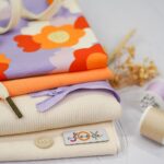DIY Stoffe Mix - Label - Reißverschluss - Knopf