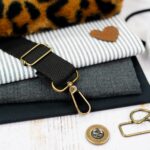 DIY Stoffe Mix - Gurtband - Knopf - Gurtbandzubehör