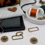 DIY Stoffe Mix - Knopf - Gurtbandzubehör