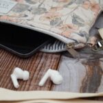 DIY Stoffe Inspiration - Tablettasche - Softshell Flowers