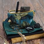 DIY Stoffe Inspiration - Kleine Kosmetiktasche Monstera