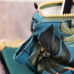 DIY Stoffe Inspiration - Kleine Kosmetiktasche Monstera