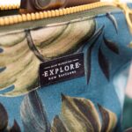 DIY Stoffe Inspiration - Kleine Kosmetiktasche Monstera