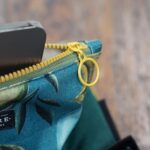 DIY Stoffe Inspiration - Kleine Kosmetiktasche Monstera