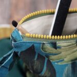 DIY Stoffe Inspiration - Kleine Kosmetiktasche Monstera