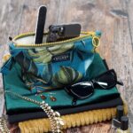 DIY Stoffe Inspiration - Kleine Kosmetiktasche Monstera