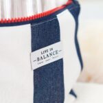 DIY Stoffe Inspiration - Kleine Kosmetiktasche Maritim Blau-Weiß